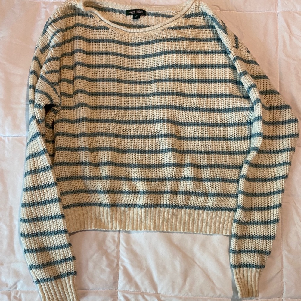 Striped lightweight sweater